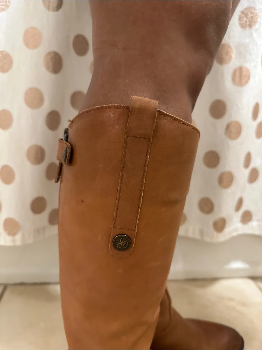 Tall Leather Riding Boots